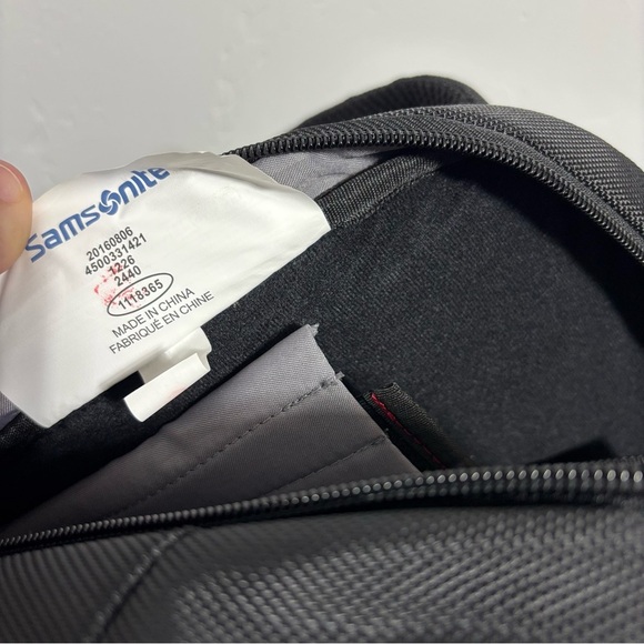 Samsonite Luggage Backpack Laptop TSA Friendly Carry On Black Tablet Pockets - Picture 8 of 16